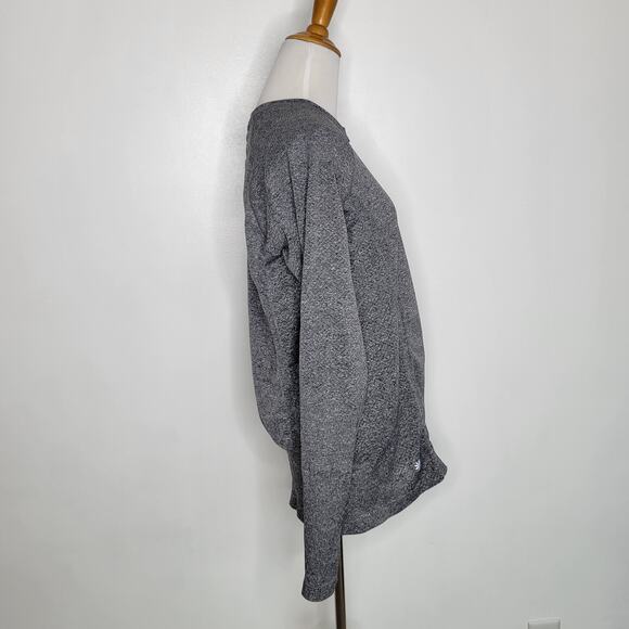 Athleta Half Zip Tracker Running Shirt Long Sleeve Stretch Gray Women XL - Picture 2 of 10